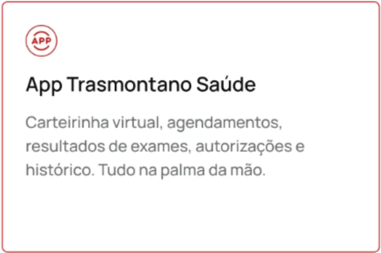 App trasmontano Saúde